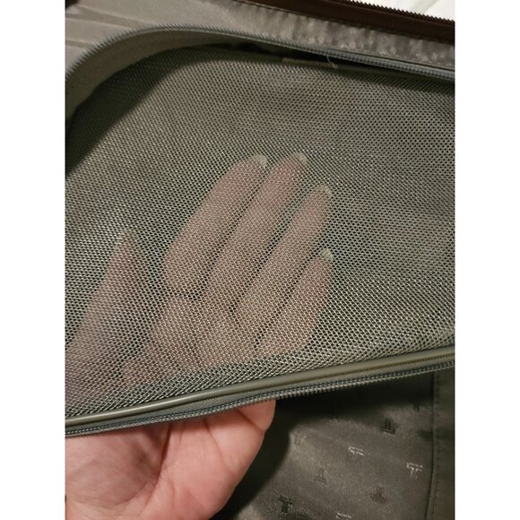 Tumi Alpha Brown Expandable Garment Roller Bag With Multiple Compartments - Picture 6 of 17